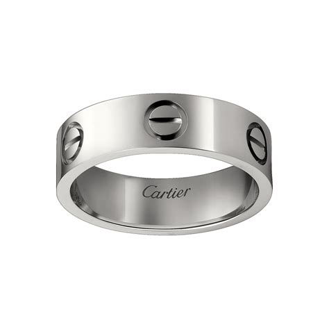 cartier love ring sterling silver.